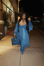 Load image into Gallery viewer, Frosted Heart  | Denim Coat
